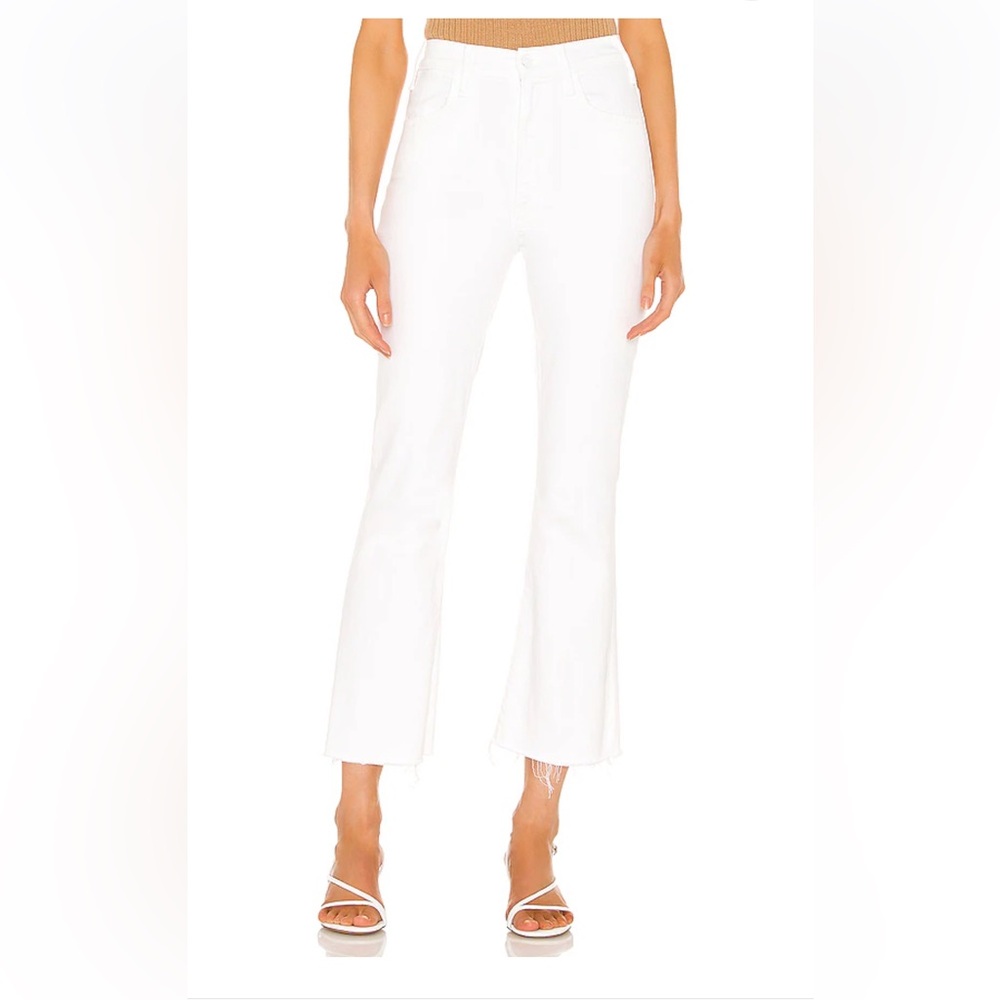 Mother Denim Hustler in Ankle Fray Glass Slipper